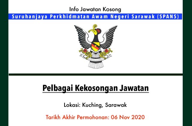 Info Jawatan Kerajaan Suruhanjaya Perkhidmatan Awam Negeri Sarawak Spans Jawatan Kosong Terkini